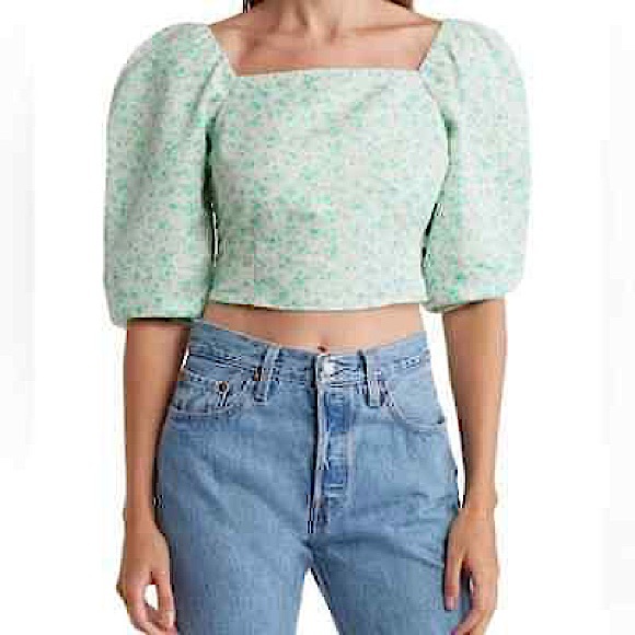 Levi’s the Statemwnt blouse in blue NWT - Picture 1 of 8